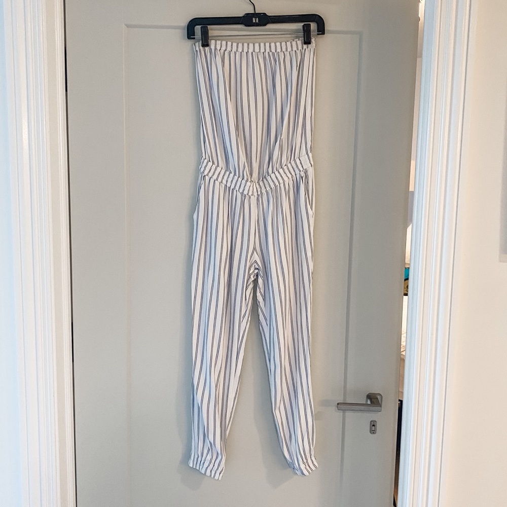 A ritzia Sunday Best Strapless Jumpsuit